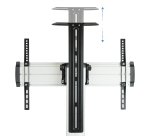 TooQ FS1870M-B soporte para pantalla de señalización 94 cm (37") Negro, Plata