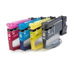 Brother LC527VAL cartucho de tinta 4 pieza(s) Original Negro, Cian, Magenta, Amarillo