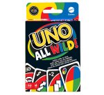 Games UNO All Wild Card Game for Family Night, No Matching Colors or Numbers Because All Cards Are Wild