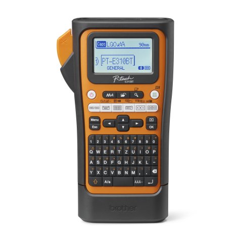 Etiqueteuse électricien connectable Bluetooth, Ruban 18 mm max, clavier AZERTY, PTE310BTVPYP1