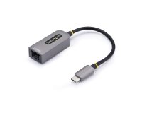 StarTech.com Adaptador de Red Ethernet de 2,5Gb USB Tipo C - Adaptador USB 3.1 USB-C a RJ45 - 2.5GBASE-T - Compatible con Thunderbolt - para Windows y Mac