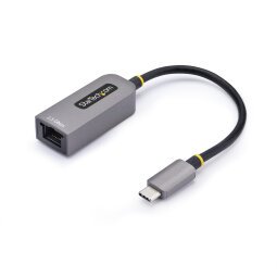 StarTech.com Adaptateur 2.5GbE USB-C vers Ethernet, NBASE-T NIC, USB 3.0 Type-C 2.5/1G Réseau Multi Speed, Compatible Thunderbolt, Windows & Mac