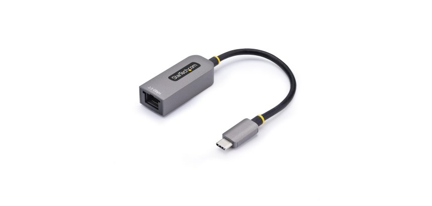 StarTech.com Adaptateur 2.5GbE USB-C vers Ethernet, NBASE-T NIC, USB 3.0 Type-C 2.5/1G Réseau Multi Speed, Compatible Thunderbolt, Windows & Mac