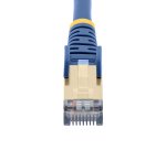 StarTech.com 5m CAT6a Ethernetkabel - 10Gb STP (F/FTP) Shielded Snagless 100W PoE LAN Internetkabel - 10Gbe Netwerk Patchkabel met Trekontlasting - Blauw - Individueel getest - TIA/UL