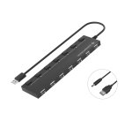 Conceptronic HUBBIES08B hub di interfaccia USB 2.0 480 Mbit/s Nero