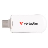 Verbatim 30228 lecteur USB flash 64 Go USB Type-C 3.2 Gen 1 (3.1 Gen 1) Blanc