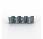 Lindy 40462 bloqueador de puerto USB tipo A Azul Acrilonitrilo butadieno estireno (ABS) 10 pieza(s)