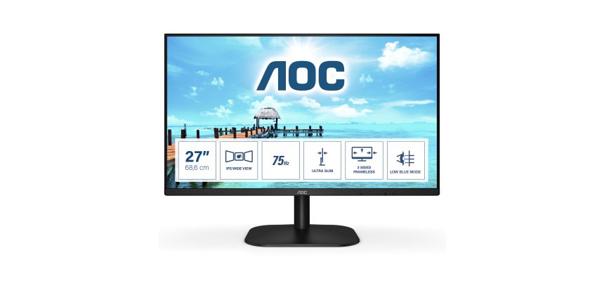 AOC B2 27B2H/EU LED display 68,6 cm (27") 1920 x 1080 pixels Full HD Noir