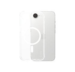 PanzerGlass CARE™ by ® Samba Case Transparent w. White Qi Compatible iPhone 17e | 16e mobiele telefoon behuizingen Hoes Transparant