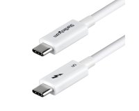 StarTech.com Câble Thunderbolt 5 de 50cm, 80 Gbps/Jusqu'à 120 Gbps, PD 240W, 8K 60Hz, Câble Thunderbolt Certifié, Compatible avec Thunderbolt 4/USB4/USB-C - Blanc