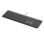 Logitech Signature Slim Wired K620 For Business teclado Universal USB QWERTY Español Grafito