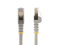 StarTech.com Cable de 1m de Red Ethernet RJ45 Cat6a Blindado STP - Cable sin Enganche Snagless - Gris