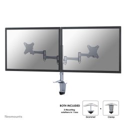 Neomounts FPMA-D1330DSILVER Monitor arm 10-27"