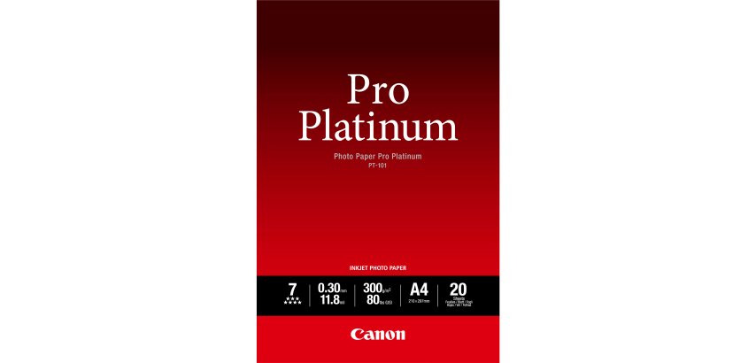Canon Photo Paper Pro Platinum - fotopapier - 20 vel(len) - A4 - 300 g/m²