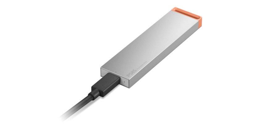 Lenovo 4XB1T88413 lecteur à circuits intégrés externe 2 To USB Type-C 3.2 Gen 2 (3.1 Gen 2) Gris