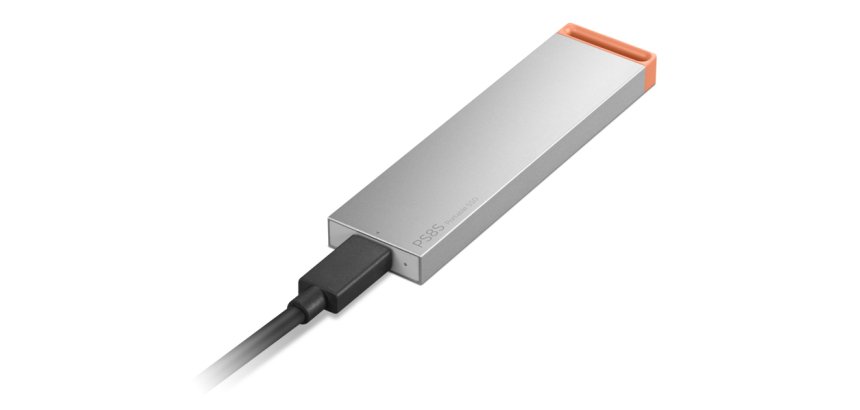 Lenovo 4XB1T88413 lecteur à circuits intégrés externe 2 To USB Type-C 3.2 Gen 2 (3.1 Gen 2) Gris