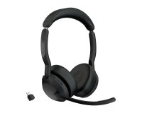Jabra Evolve2 55 Casque Sans fil Arceau Bureau/Centre d'appels USB Type-C Bluetooth Socle de chargement