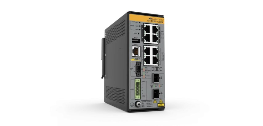 Allied Telesis IE220-10GHX Gestionado L2 Gigabit Ethernet (10/100/1000) Energía sobre Ethernet (PoE) Gris