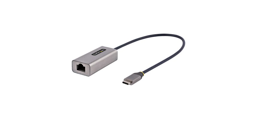 StarTech.com Adaptateur USB-C vers Ethernet, Adaptateur Réseau USB 3.0 vers Gigabit Ethernet - 10/100/1000 Mbps, Adaptateur Ethernet USB-C vers RJ45 (GbE), Câble de Connexion de 30,4cm, Installation Sans Pilote