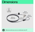 HP Câble de verrouillage avec combinaison Nano