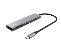 Trust Halyx USB 3.2 Gen 1 (3.1 Gen 1) Type-C 104 Mbit/s Aluminium