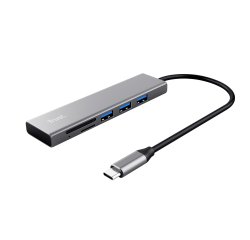 Trust Halyx USB 3.2 Gen 1 (3.1 Gen 1) Type-C 104 Mbit/s Aluminium