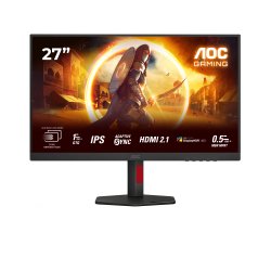 AOC G4 U27G4R écran plat de PC 68,6 cm (27") 3840 x 2160 pixels Quad HD LED Noir, Rouge