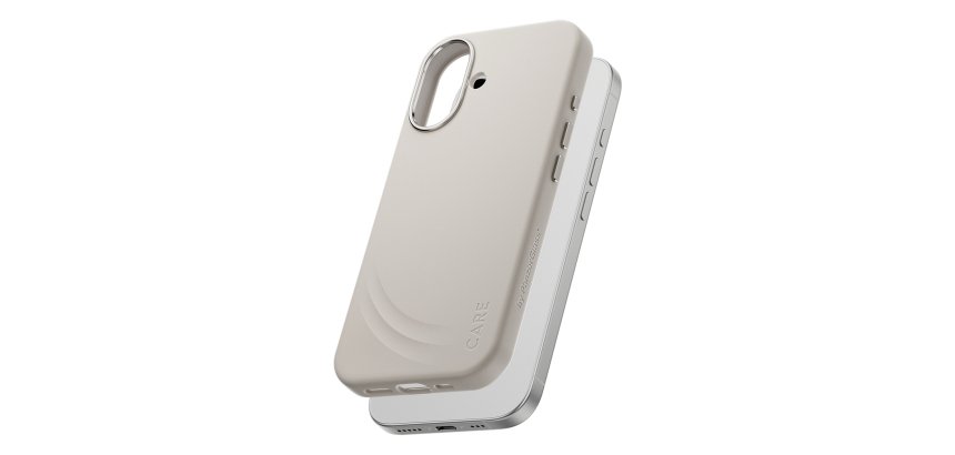 PanzerGlass CARE™ by ® Flow Case Vanilla w. MagSafe iPhone 17 coque de protection pour téléphones portables 16 cm (6.3") Housse Beige