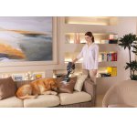 Hoover HF401P 011 Stick vacuum Battery Dry Cyclonic, EPA Bagless 0.7 L 190 W Black, Silver 2.5 Ah