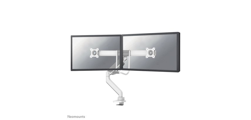 Neomounts DS75-450WH2 Support d'écran à fixer 17-32" - ressort à gaz - Topfix - arrêt 180°
