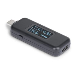 StarTech.com Multimetro Digitale USB-C, Misuratore di Tensione e Corrente con Potenza fino a 240W PD EPR, Tester Digitale Bidirezionale per Cavi/Porte USB Tipo C