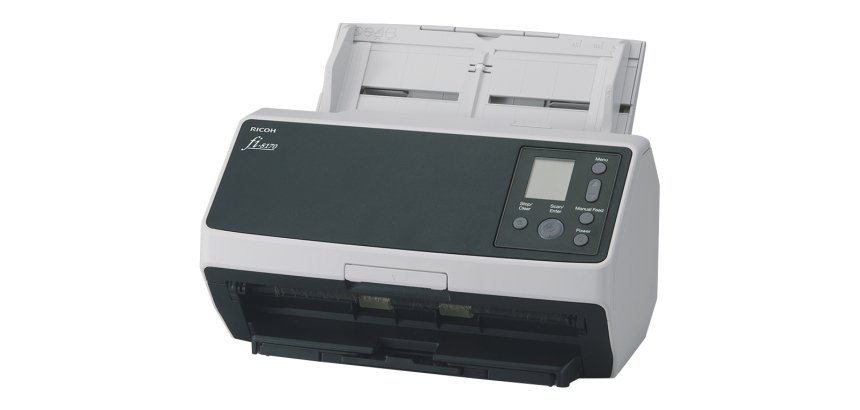 Ricoh fi-8170 Numériseur chargeur automatique de documents (adf) + chargeur manuel 600 x 600 DPI A4 Noir, Gris