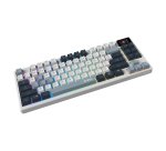 MSI FORGE GK600 TKL WIRELESS SKY IT tastiera Gaming USB + Bluetooth QWERTY Italiano Blu, Bianco