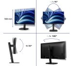 Philips 3000 series 24B2U3301D/00 écran plat de PC 61,2 cm (24.1") 1920 x 1200 pixels WUXGA LCD Noir