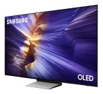 Samsung OLED AI TV 55" QE55S90FAEXZT 4K, Processore NQ4 AI Gen3, 4K AI Upscaling Pro, Schermo antiriflesso, OLED HDR, Dolby Atmos & OTS Lite, Laser Slim Design, Vision AI Smart TV, 2025