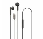 Celly UP1100TYPEC Cuffie Cablato In-ear Musica e Chiamate USB tipo-C Nero