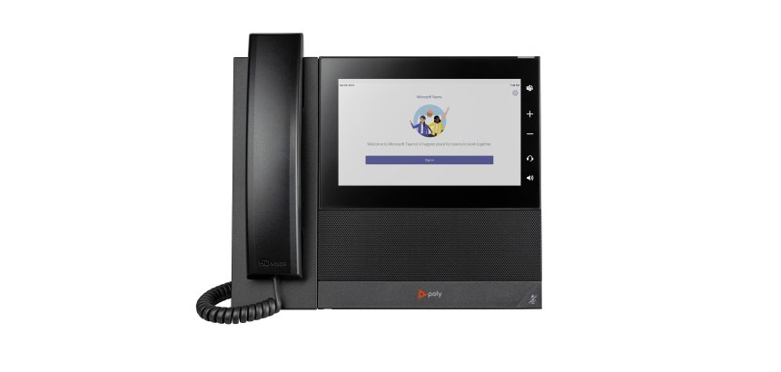 HP Poly Téléphone multimédia professionnel Poly CCX 600 pour Microsoft Teams et compatible PoE