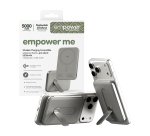 PanzerGlass empower™ by ® empower™ Bank w. Spin Stand | 5000mAh | Wireless Recharge Titanium