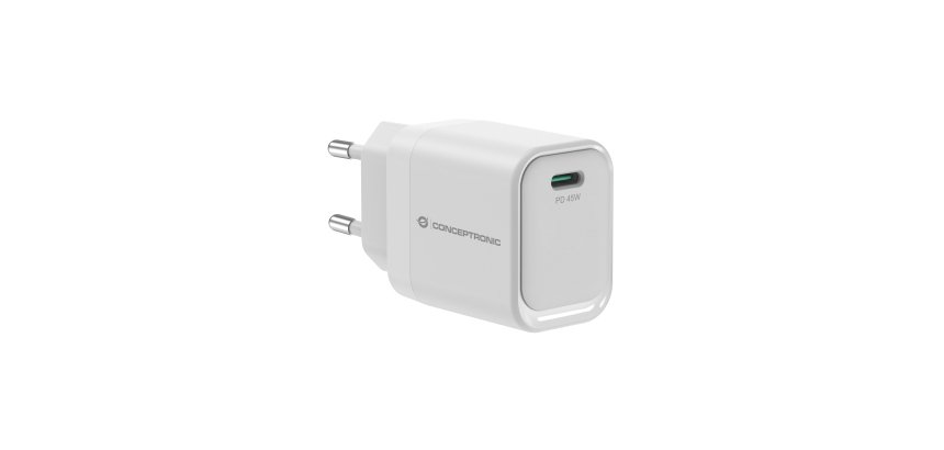 Conceptronic ALTHEA19W45 Caricabatterie per dispositivi mobili Universale Bianco AC Ricarica rapida Interno