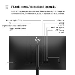 HP Series 5 Écran FHD 23,8 pouces Pro sans socle - 524pf