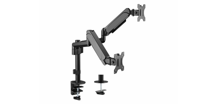 Equip Soporte de sobremesa para dos monitores de 17"-32