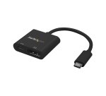 StarTech.com USB C to DisplayPort Adapter with Power Delivery - 4K 60Hz HBR2 - USB Type-C to DP 1.2 Monitor Video Converter w/ Charging - 60W PD Pass-Through - Thunderbolt 3 Compatible