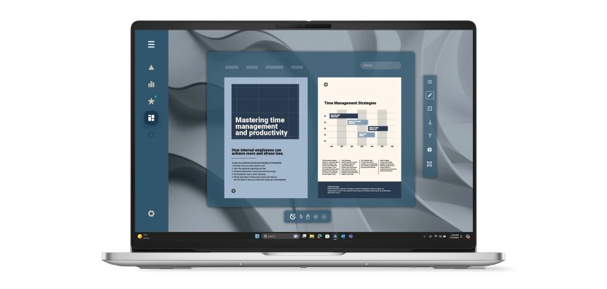 DELL Pro 16 PC16255 Copilot+ PC AMD Ryzen AI 7 350 Ordinateur portable 40,6 cm (16") Full HD+ 16 Go DDR5-SDRAM 512 Go SSD Wi-Fi 6E (802.11ax) Windows 11 Pro Français Platine