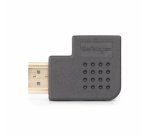 StarTech.com Adaptateur HDMI 2.0 à Angle Droit, Mâle vers Femelle, Économiseur de Port HDMI Horizontal à 90 Degrés, 4K 60Hz, Extension Coudé pour HDMI à Haut Débit, Raccord HDMI 2.0 en Angle Horizontal, M/F