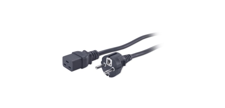 APC NetShelter - Cordon d'alimentation - Prises CEE 7 et C19 - 16A - 2,5m