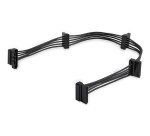 StarTech.com Cable de 40cm Adaptador Bifurcador Divisor Splitter de Alimentación SATA - 4x Receptáculos Hembra Serial ATA