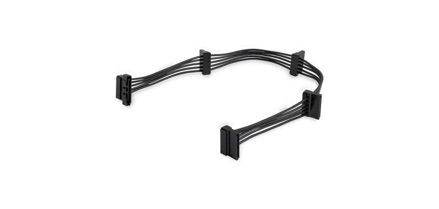 StarTech.com Cable de 40cm Adaptador Bifurcador Divisor Splitter de Alimentación SATA - 4x Receptáculos Hembra Serial ATA