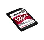 Kingston Technology 128GB Canvas React Plus SDXC UHS-II 300R/260W U3 V90 for Full HD/4K/8K