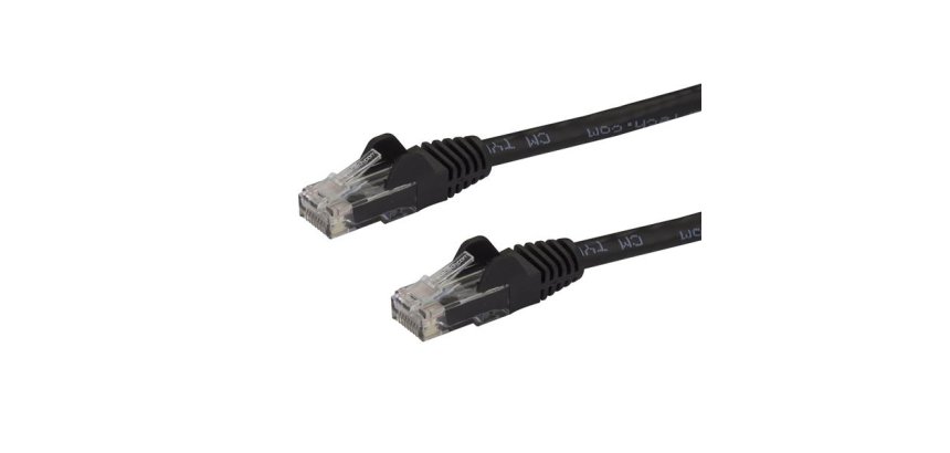 StarTech.com Cavo patch antigroviglio UTP RJ45 Cat6 Gigabit 10 m nero - Cavo patch 10 m