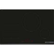 BOSCH Plaque induction PXE831HC1E, Série 6, 80 cm Flex Induction